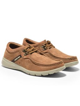 WOODLAND - Men's Cashew Brown Sneakers