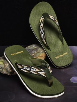 WOODLAND - Men's Olive Flipflops