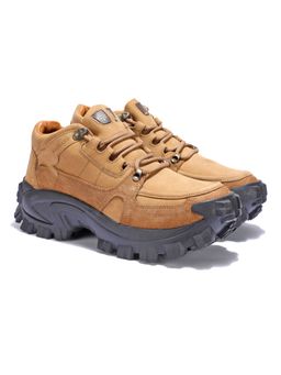 WOODLAND - Men's Camel Trekking Shoes