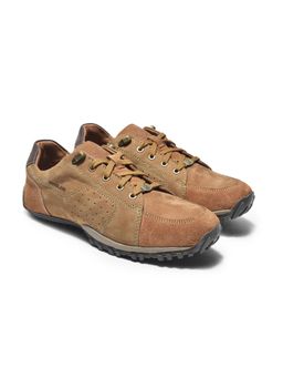 WOODLAND - Men's Cashew Brown Sneakers