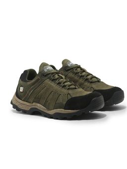 WOODLAND - Men's Olive Green Trekking Shoes
