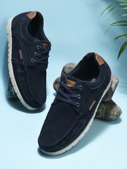 WOODLAND - Men's Navy Blue Sneakers