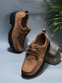 WOODLAND - Men's Cashew Brown Sneakers
