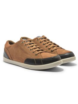 WOODLAND - Men's Cashew Brown Sneakers