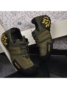 WOODLAND - Men's Olive Green Sneakers