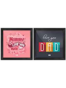 Indigifts - Frames Anniversary Gift for Mom Dad (Set of 2)