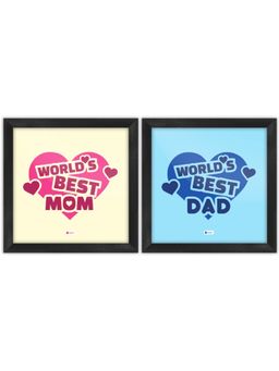 Indigifts - Frames Anniversary Gift for Mom Dad (Set of 2)