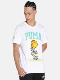 Puma - Pickle Rick Mens White T-shirt