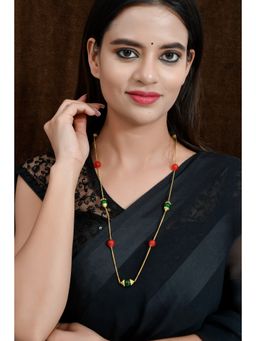 Silvermerc Designs - Multi and Gold Plated Beaded Layered Necklace