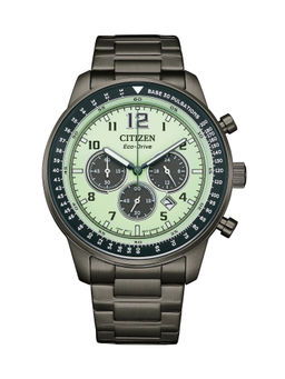 Citizen - Men Eco-Drive Green Dial Men Chronograph Watch (Ca4507-84X) (M)