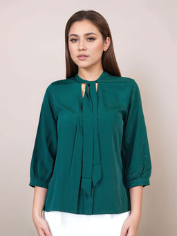Zink London - Women's Green Solid Top