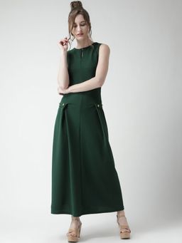 KASSUALLY - Solid Maxi Bodycon Dress