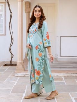 Autumnlane - Kamli Jay Printed Kurta Pant and Dupatta