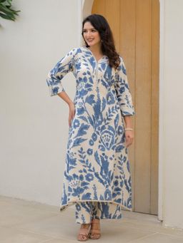 Autumnlane - Mayri Prussian Cotton Co-Ord Set
