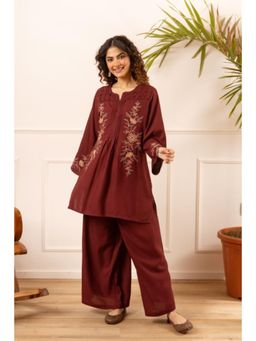 Autumnlane - Karen Jam Embroidery Cotton Co-Ord Set