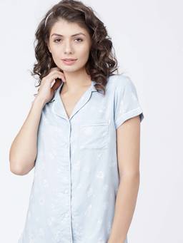TOKYO TALKIES - Women Printed Lounge Shirt