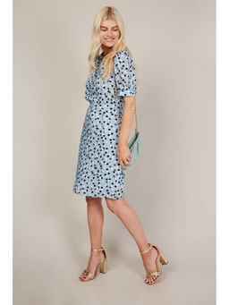 Trendyol - Blue Polka Dot Mini Dress