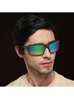 Vintage - Unisex Polarised & UV Protection Multi-Color Lens Rectangle Sunglasses
