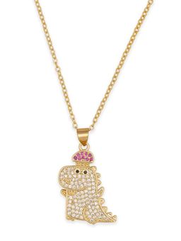 MNSH - Dinosaur Necklace-White