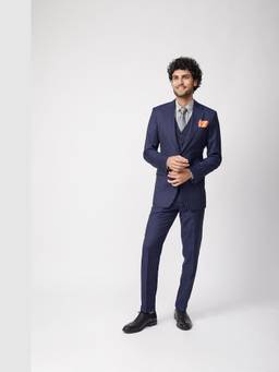 Gatsby Collection - Navy Blue Yg1 2B Blazer with Trouser and Shirt