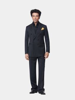 Gatsby Collection - Grey Chalk Stripe Blazer with Trouser and Shirt