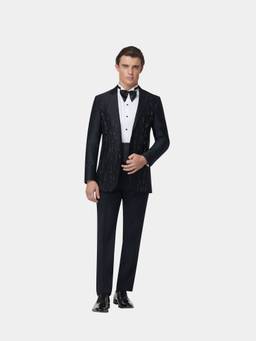 Gatsby Collection - Black Martini Gc Blazer with Trouser and Shirt