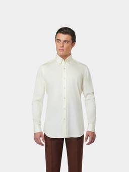Gatsby Collection - Cream Gc Signature Twill Shirt