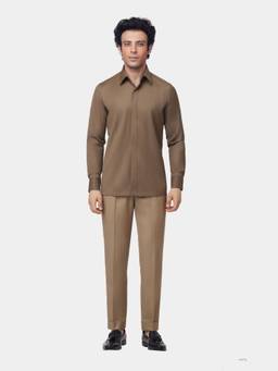 Gatsby Collection - Khaki Brown Gc Signature Shirt