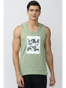 Peter England - Men Green Tank Top