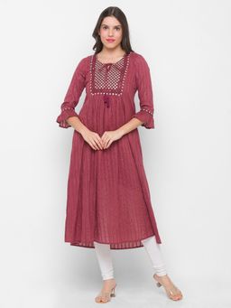 Globus - Red Stripes Lurex Dress