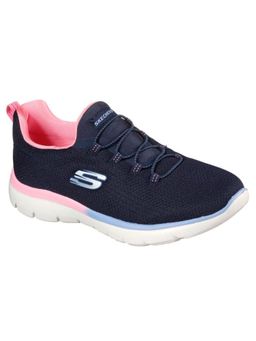 SKECHERS - SUMMITS - GLOWING GLITZ Navy Sport Slip-On