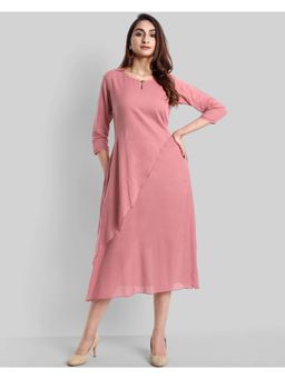 Mera Rang - Pink Mul Cotton Haseena Dress