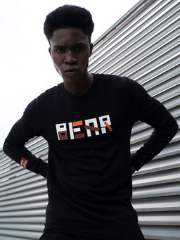 The Bear House - Ardor Edition Men Black Slim Fit Printed Sweatshirt