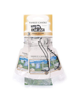 Yankee Candle - Clean Cotton Single Car Jar Air Freshener