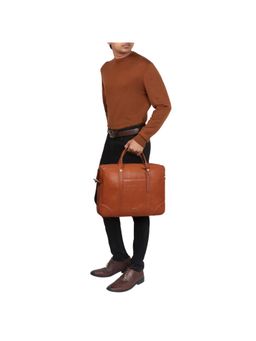 Hidesign - Yoga 04 Kalahari Tangerine Messenger Bag (L)
