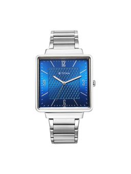 Titan - Gents Karishma Blue Dial Analog Watch for Men 10005Sm01