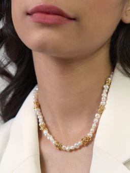 House of D'oro - Handcrafted Pearl Necklace for Women Beach Girlie