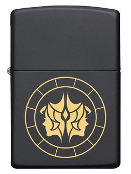 Zippo - Gemini Zodiac Sign Design Windproof Pocket Lighter