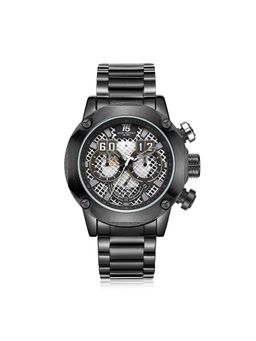 T5 - H3657G-D Black Chronograph Watch (M)
