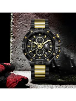 T5 - H3705G-E Black Chronograph Watch (M)