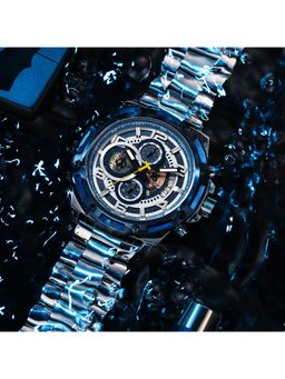 T5 - H3706G-B Blue Chronograph Watch with Interchangeable Strap (M)