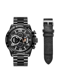 T5 - H3706G-C Black Chronograph Watch With Interchangeable Strap (M)