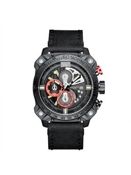 T5 - H3709G-B Black Chronograph Watch (M)