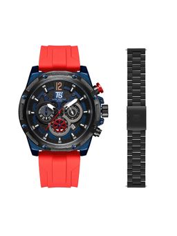 T5 - H3867G-C Blue Chronograph Watch with Interchangeable Strap (M)