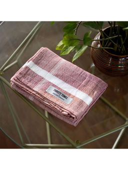 Doctor Towels - Purple Double Cloth Cotton Bath Towel (M)