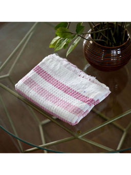 Doctor Towels - Pink Waffle Weave Cotton Bath Towel (M)