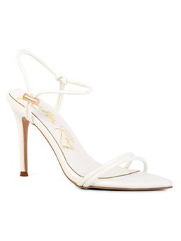 London Rag - Solid White Heels
