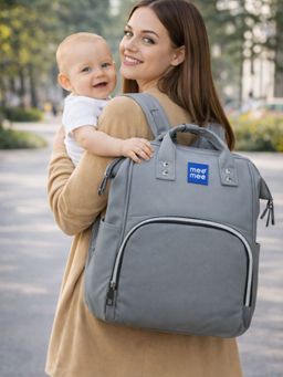 Mee Mee - Grey Premium Hospital Bag Multipocket Maternity & Travel Bag (0-6 Months)
