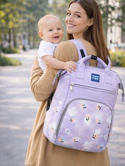 Mee Mee - Purple Premium Hospital Bag Multipocket Maternity & Travel Bag (0-6 Months)