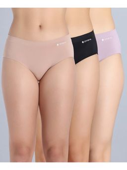 Zivame - Medium Rise Full Coverage No Visible Line Hipster (Pack Of 3)